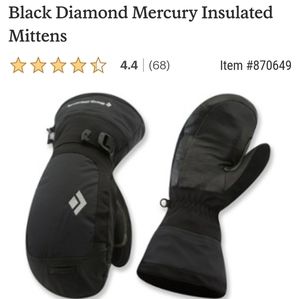 Black Diamond Insulated Mercury Mittens